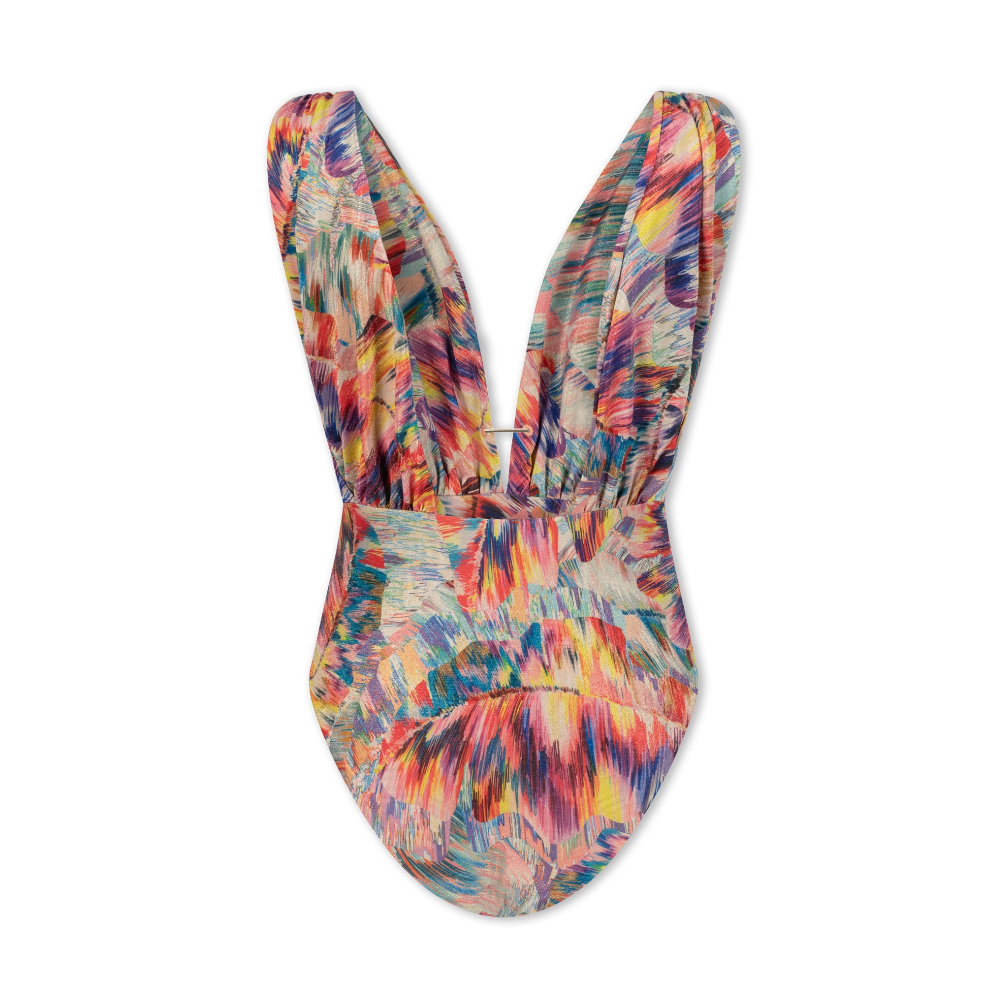 Danae in shimmering print