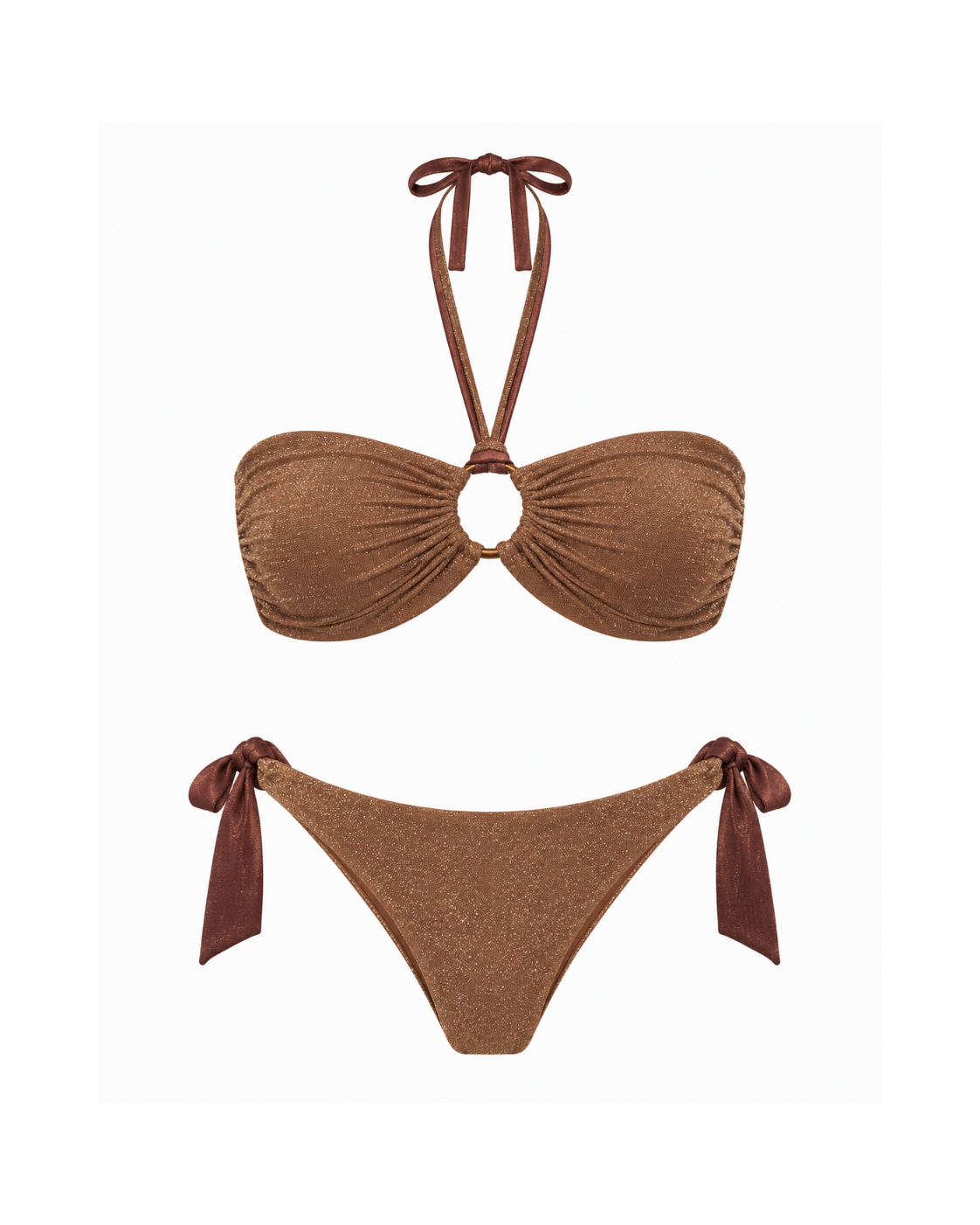 Elya double face in chocolate caramel