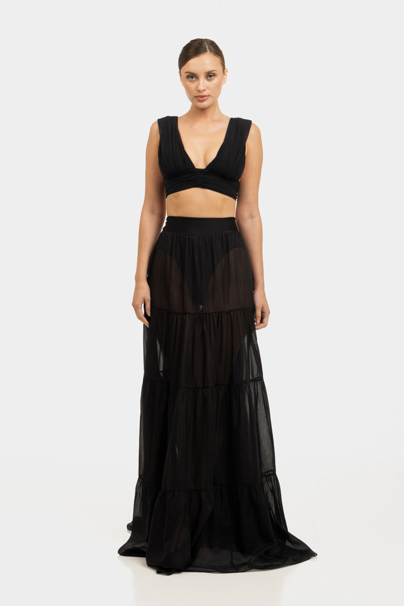 Dione Silk Skirt