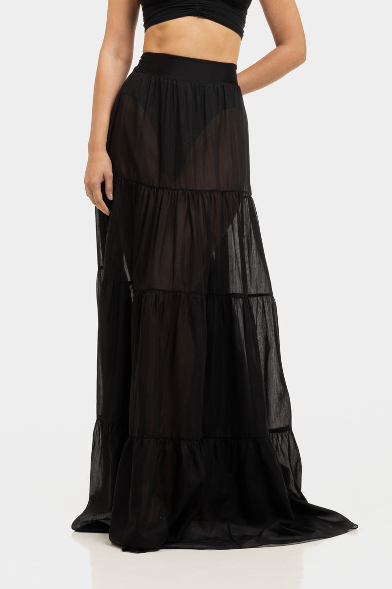 Dione Silk Skirt