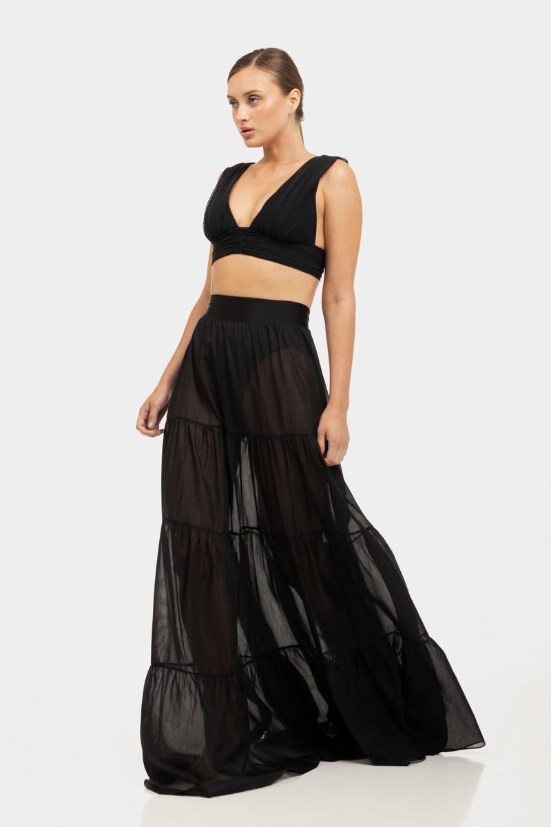 Dione Silk Skirt