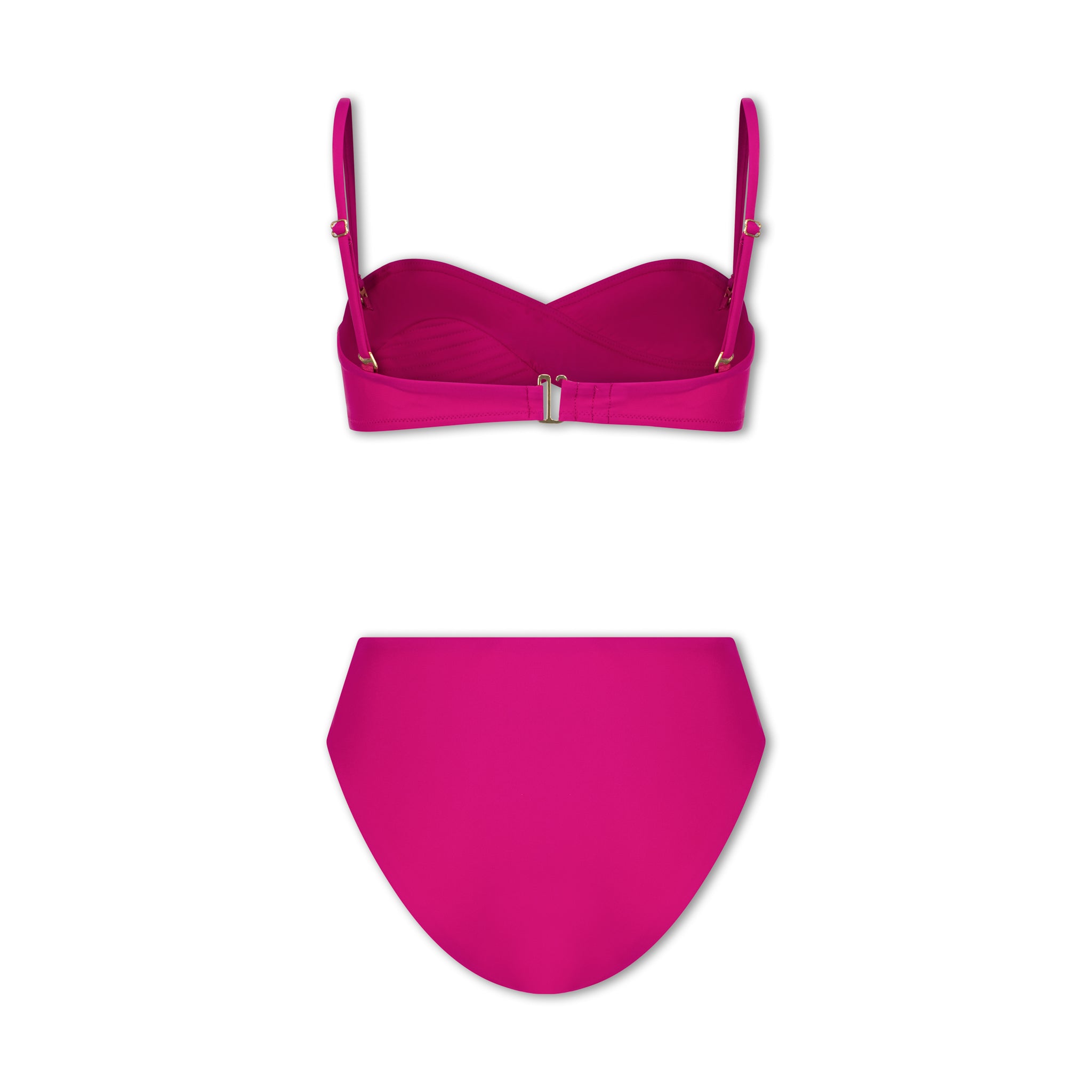 Infinity Bikini Capitone in Magenta