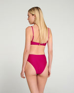 Load image into Gallery viewer, Infinity bikini capitone in magenta
