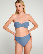 Load image into Gallery viewer, Infinity bikini brocade in grey
