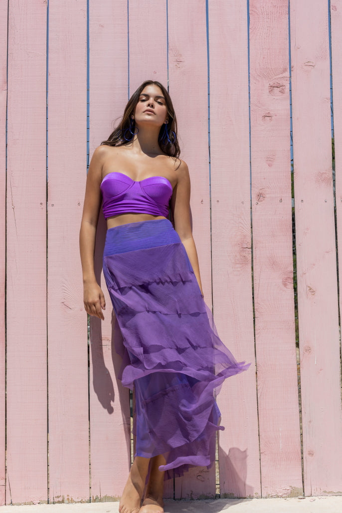 Venus silk skirt