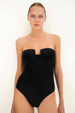 Load image into Gallery viewer, Grace one-piece in black
