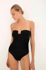 Load image into Gallery viewer, Grace one-piece in black
