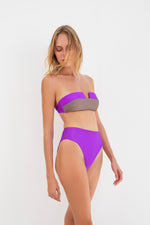 Load image into Gallery viewer, Grace bikini double face in purple-mocca
