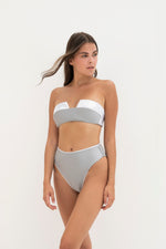 Load image into Gallery viewer, Grace bikini double face in silver-white

